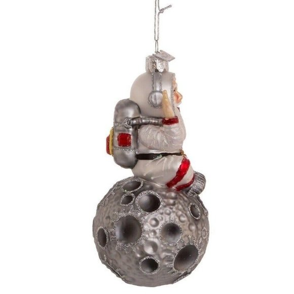 Kurt Adler – Noble Gems Astronaut Santa Glass Ornament NIB NBX0048 - Picture 3 of 6